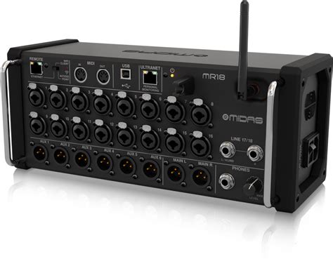 midas mr18 ราคา|MIDAS MR18 ดิจิตอล มิกเซอร์ 18 Input Digital Mixer.